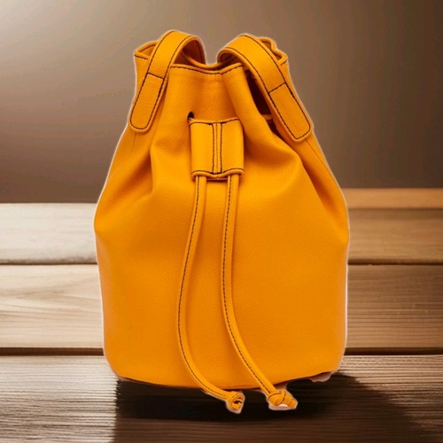 Borsa secchiello donna arancio - secchiello,