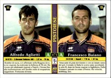 card Mundicromo 2000-2001 # 471 Pistoiese Aglietti Baiano Amerini Bellotto