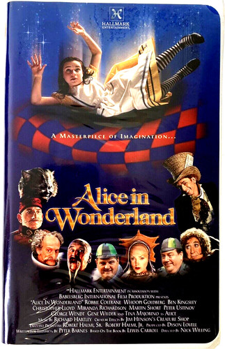 Alice wonderland vhs tape - wonderland, (vhs