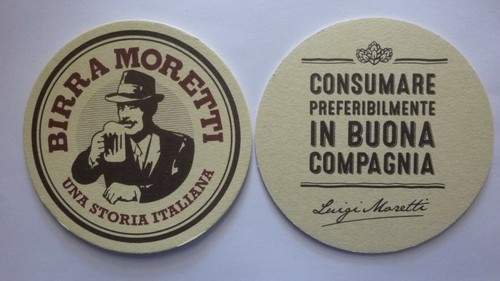 Moretti sottobicchiere birra - moretti,