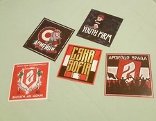 Lotto di 5 adesivi stickers