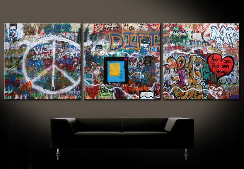 John lennon muro - immagine, tela