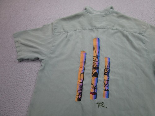Camicia tiki uomo grande verde - tiki,