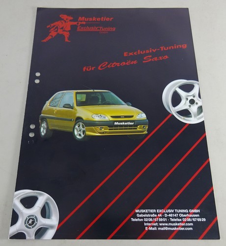 Depliant brochure musketier - /,