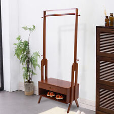 Bamboo Clothing Rack With