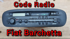 Code Codice Sblocco radio Fiat