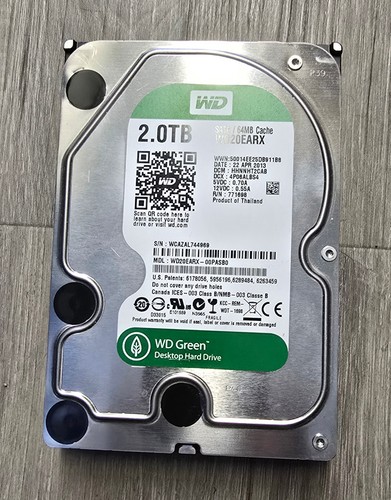 Wd20earx green hard drive - tb,