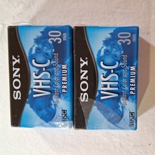 Lot of 2 Sony VHS-C Premium 30