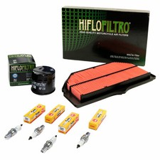 Kit Manutenzione per Suzuki GSX-R 1000 K5 - K8 2005-08 Filtro Aria Filtro Olio Candele