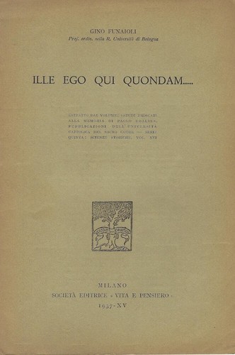 Gino funaioli ille ego qui - funaioli..ille,