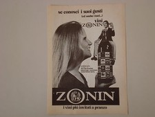 advertising Pubblicità 1975 vini zonin