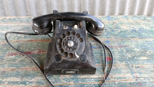 Telefono nero bachelite anni - telefono,