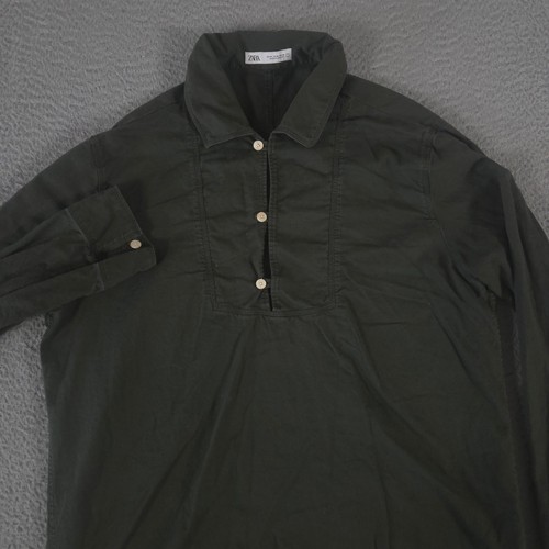 Zara camicia uomo verde - , medio