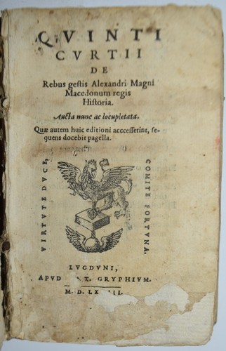 Quintus curtius ediz 1573 - quintus, –