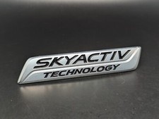 MAZDA SKYACTIV TECHNOLOGY LOGO SIGLA EMBLEMA FREGIO STEMMA SCRITTA BADGE TARGA