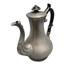 ANTICA CAFFETTIERA JAMES DIXON & SONS SHEFFIELD 1890 originale Old England RARA