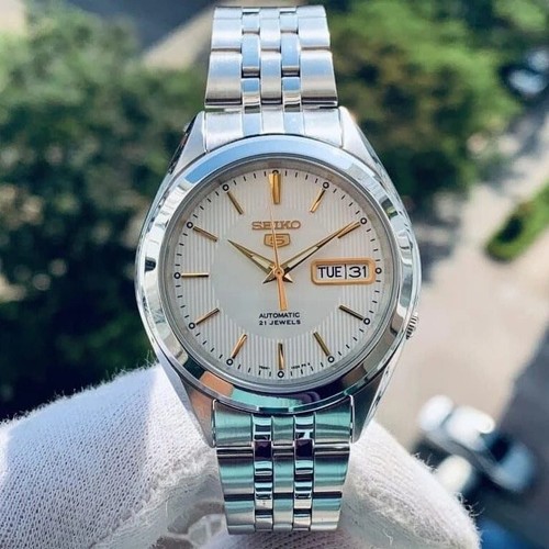 Seiko white dial automatico - seiko,