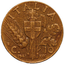 1941 Italia 10 Centesimi