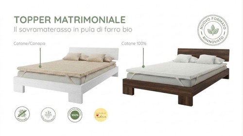 Sovramaterasso topper - sovramaterasso,