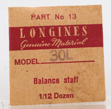 LONGINES MODEL 30L, PART No