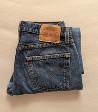 Levi’s 90's 501-0115 Jeans W33 L34 Fits W31.5 L32 Denim USA Men Vintage Straight