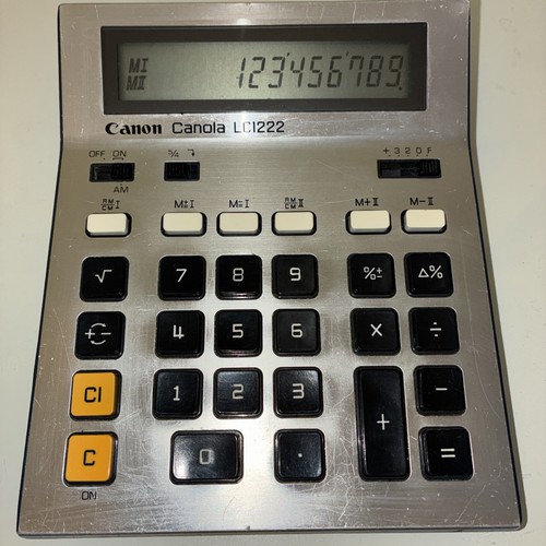 Calcolatrice canon canola - calcolatrice,