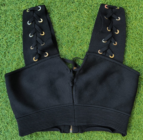 Maglia nera elasticizzata