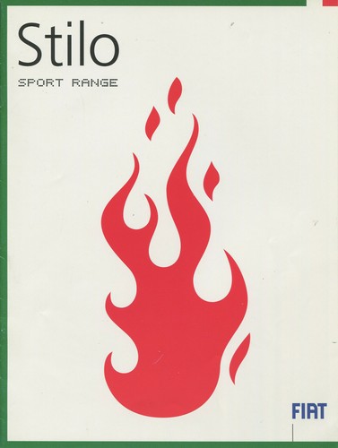 Brochure auto fiat stilo - brochure, auto: