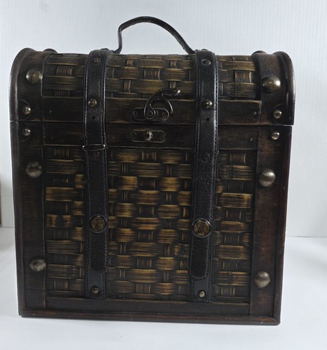 Baule scrigno vintage legno