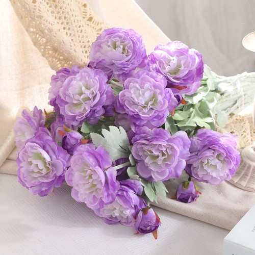 Fiori artificiali peonia seta - artificiali,
