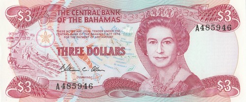 Bahamas banconota dollari - bahamas,