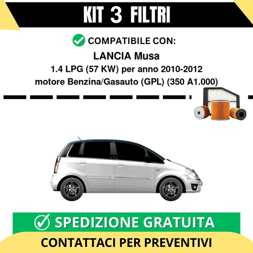Kit filtri tagliando per - 3,