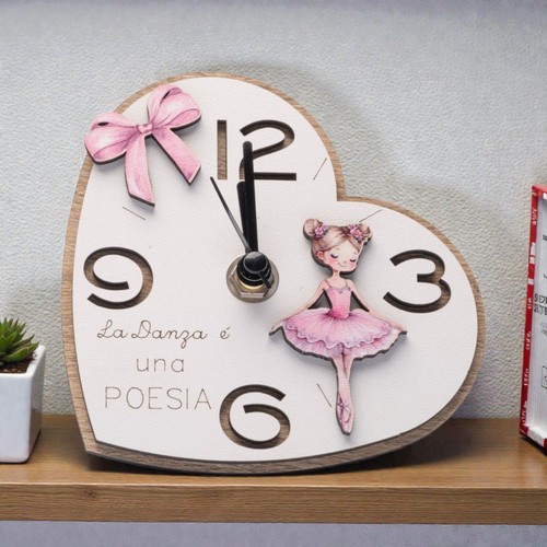 Orologio cuore ballerina - orologio,