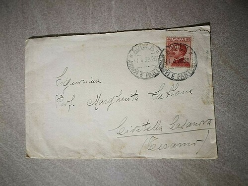 Storia postale regno busta - busta, per