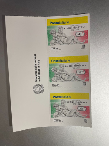 2025 terzina francobolli - 2025, buoni