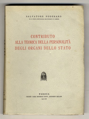Contributo alla teorica - , della
