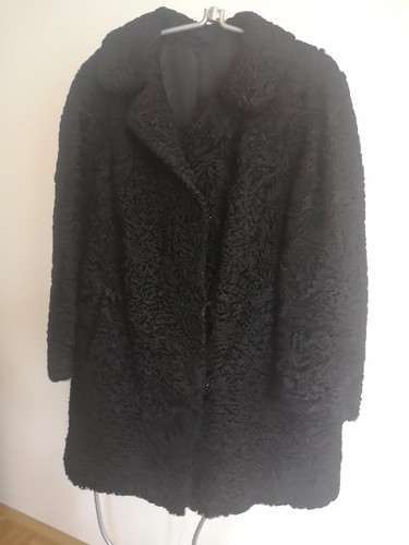Cappotto persiano vintage nero