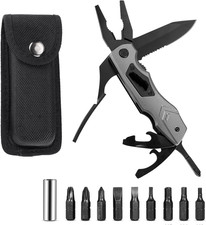 Multitool, 13 in 1 Coltello Multiuso in Acciaio Inossidabile Multifunzione Strum