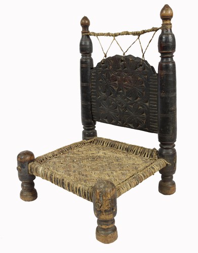 Sedia antica orientale - orientale, legno