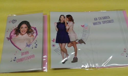 Biglietto auguri violetta - biglietto,