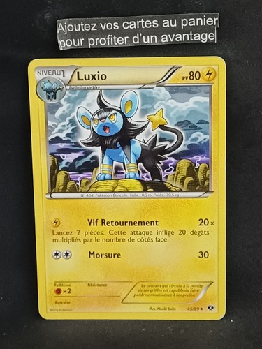 Carte pokemon espagnole luxio - espagnole,
