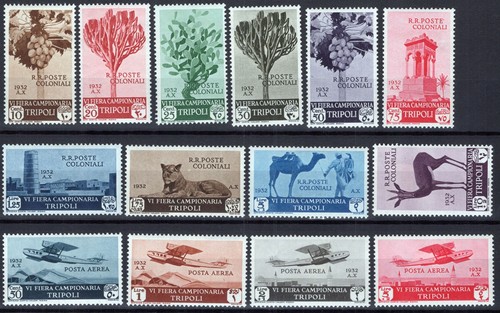 Colonie libia 1932 fiera - 1932, vi