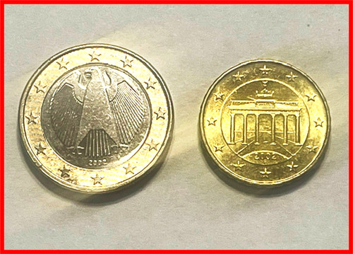 Monete euro 2002 germania - monete,