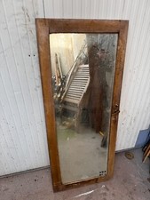 SPECCHIO ANTA CON VETRO MOLATO E SCHIEBNA IN LEGNO PRIMI 900