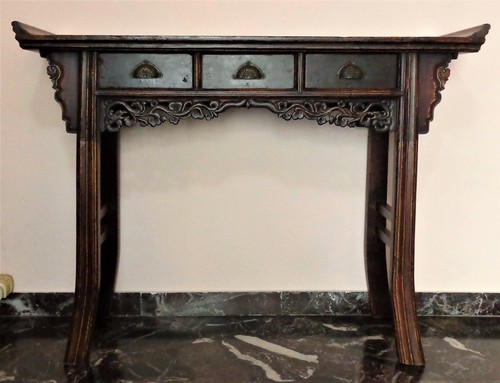Antico altare cinese legno - cinese, in