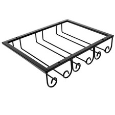 Organizzatore di di vino sotto il porta in a scaffale sotto la