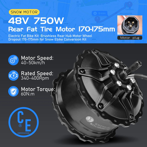 Moto elettrica fat snow bike - elettrica,
