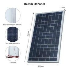 Pannello solare 100a - pannello, da