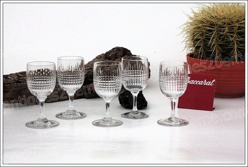 Set verres vin 4 - 5, à
