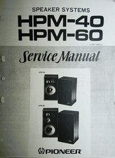 PIONEER HPM-40 HPM-60